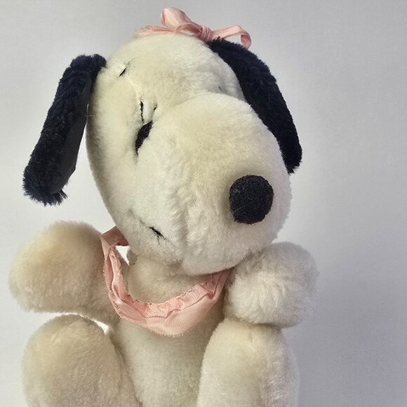 Vintage Peanuts Belle Beandoll Snoopy Sister 1970s Determined Productions Plush - Picture 2 of 9